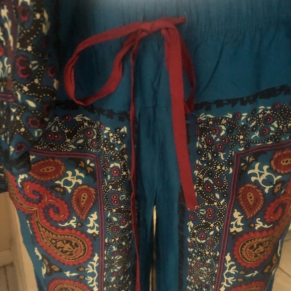 COPY - Lucky Brand 100% Silk Paisley Pajama 2 Pie… - Picture 3 of 5